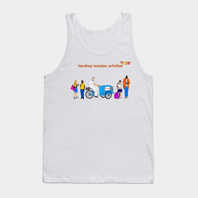 The ice cream cart Tank Top by superbottino96